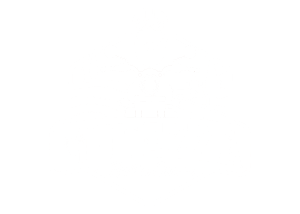 Logo Motezza Rent a Classic in bianco con motociclista su una moto d'epoca.